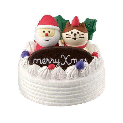 [Decole] 2020 데꼴 크리스마스 피규어 산타&amp;고양이 케이크