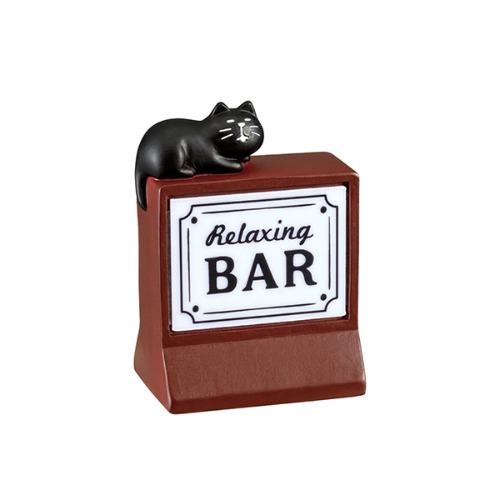 Decole 2020 데꼴 바(Bar) 고양이 LED 간판 피규어