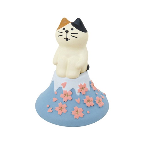 Decole 2021 데꼴 봄 벚꽃 후지산 고양이 피규어