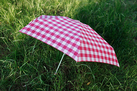 체크무늬 양우산(자외선 차단율 80%)