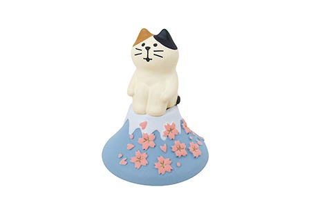 Decole 2021 데꼴 봄 벚꽃 후지산 고양이 피규어